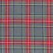 Scottish Tartan Fabric Stretch Grey Stuwart - (Scottish Tartans Fabric)