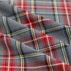Scottish Tartan Fabric Stretch Grey Stuwart - (Scottish Tartans Fabric)