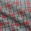 Schotse Ruit Stof Stretch Klein Grijs Melange - (Schotse Ruiten Stoffen)