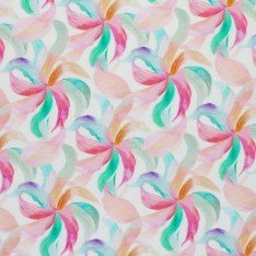 Digitale Print Bamboe Jersey - Bloeiende Zomer