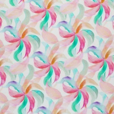 Digitale Print Bamboe Jersey - Bloeiende Zomer - (Tricot Jersey Bedrukt)