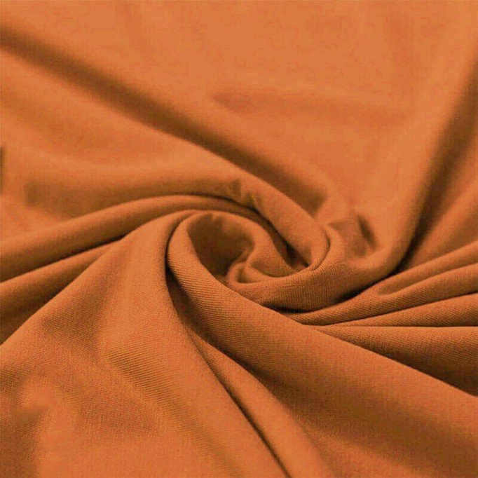 Tessuto Jersey Di Bambù Arancione Polveroso - (Jersey Tessuti)