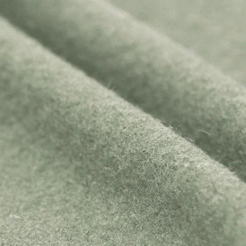 Tissu Lainage Foulé Vert Poussiéreux Tissu Lainage Foulé Vert Poussiéreux