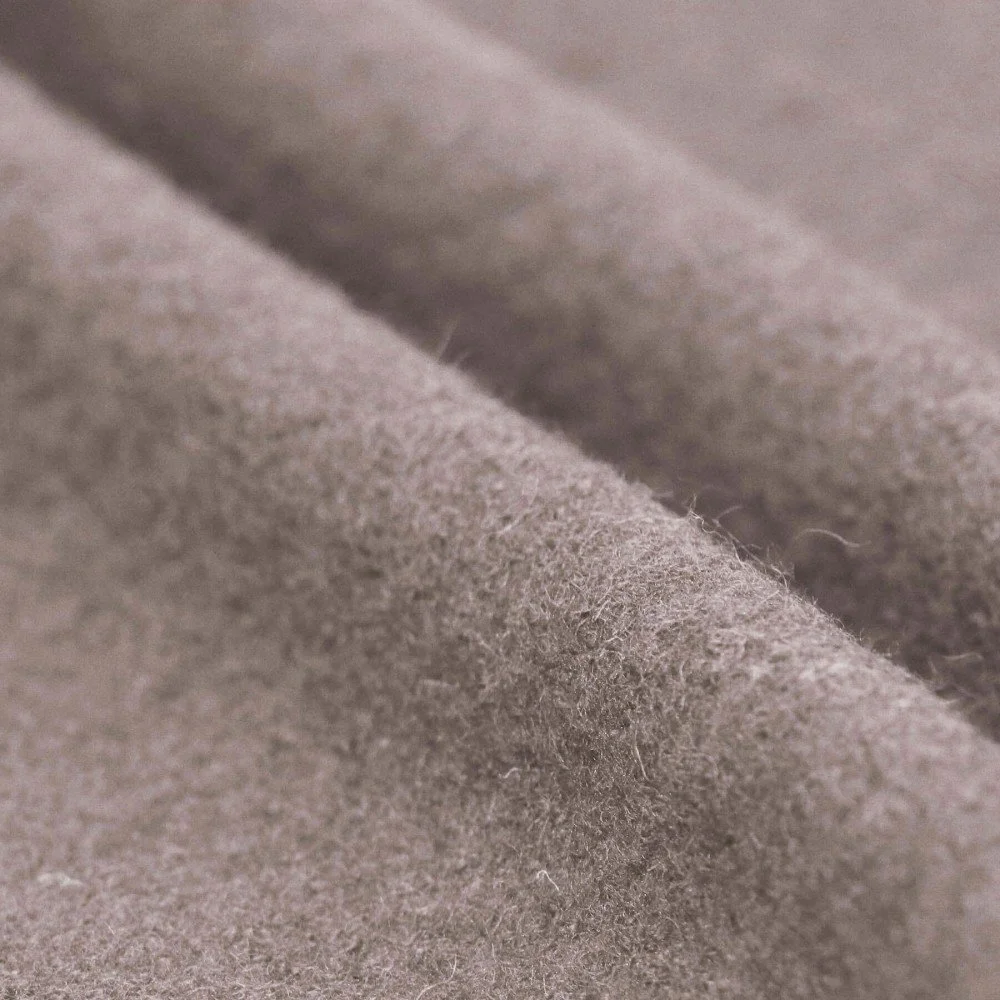 Tessuto Loden Follato Di Lana Taupe Tessuto Loden Follato Di Lana Taupe - (Tessuto Lana Cotta)