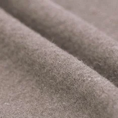 Fulled Loden Wool Fabric Taupe