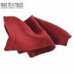 Tissu Lin Rouge Foncé - (Tissu Lin lavé )