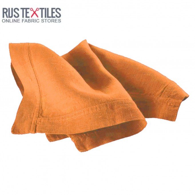 Hørstof Vasket Dusty Orange - (Hørstof Vasket )