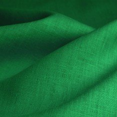 Linen Fabric Grass Green