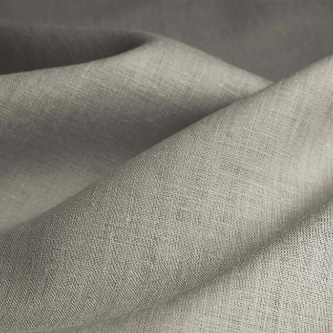 Tessuto Lino Cachi Grigio - (Tessuti Di Lino)
