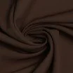Stretch Gabardine Fabric (Bamboo Touch) Brown - (Gabardine Fabric )