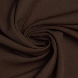 Tissu Gabardine Stretch (Toucher Bambou) Brun