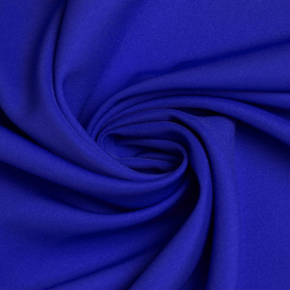 Tissu Gabardine Stretch (Toucher Bambou) Cobalt