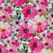 Tessuto Jersey Di Bambù Digitale - Fiori Estivi Rosa Intenso Tessuto Jersey Di Bambù Digitale - Fiori Estivi Rosa Intenso - (Tessuto Jersey Stampato)