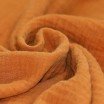 Tessuto Doppia Garza Di Cotone Arancione Polveroso - (Deco Tessuti)