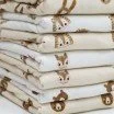 Rib Jersey Strikstof - Skitse Løver Beige Rib Jersey Strikstof - Skitse Løver Beige - (Jerseystoffer)