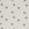 Rippstrick Jersey Stoff - Skizze Füchse Beige