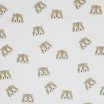Tissu Maille Tricot Côtelé - Croquis Lions Écru Tissu Maille Tricot Côtelé - Croquis Lions Écru - (Tissus Jersey)