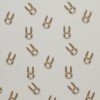 Rippstrick Jersey Stoff - Skizze Kaninchen Beige