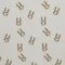 Rib Jersey Stof - Schets Konijnen Beige - (Jersey Stoffen)