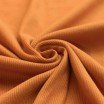 Rib Jersey Stof Dusty Oranje - (Jersey Stoffen)