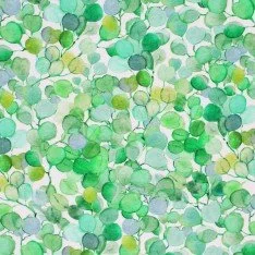Tessuto Jersey Di Bambù Digitale - Foglia Di Eucalipto Verde