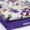 Tissu Jersey Bambou Impression Numérique - Fleur De Clématite Violett Tissu Jersey Bambou Impression Numérique - Fleur De Clématite Violett - (Tissu Jersey Imprimé )