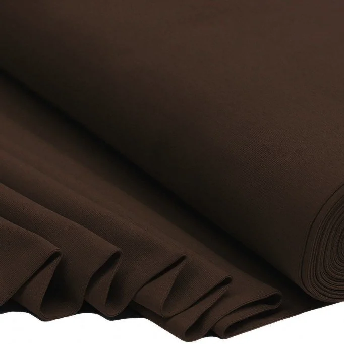 Bordo Maglia Cotone Marrone Cioccolato - (Bordo Maglia In Cotone)