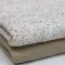 Baumwoll Musselin Stoff Digital - Beige Wildblume - (Kinder Stoffe)