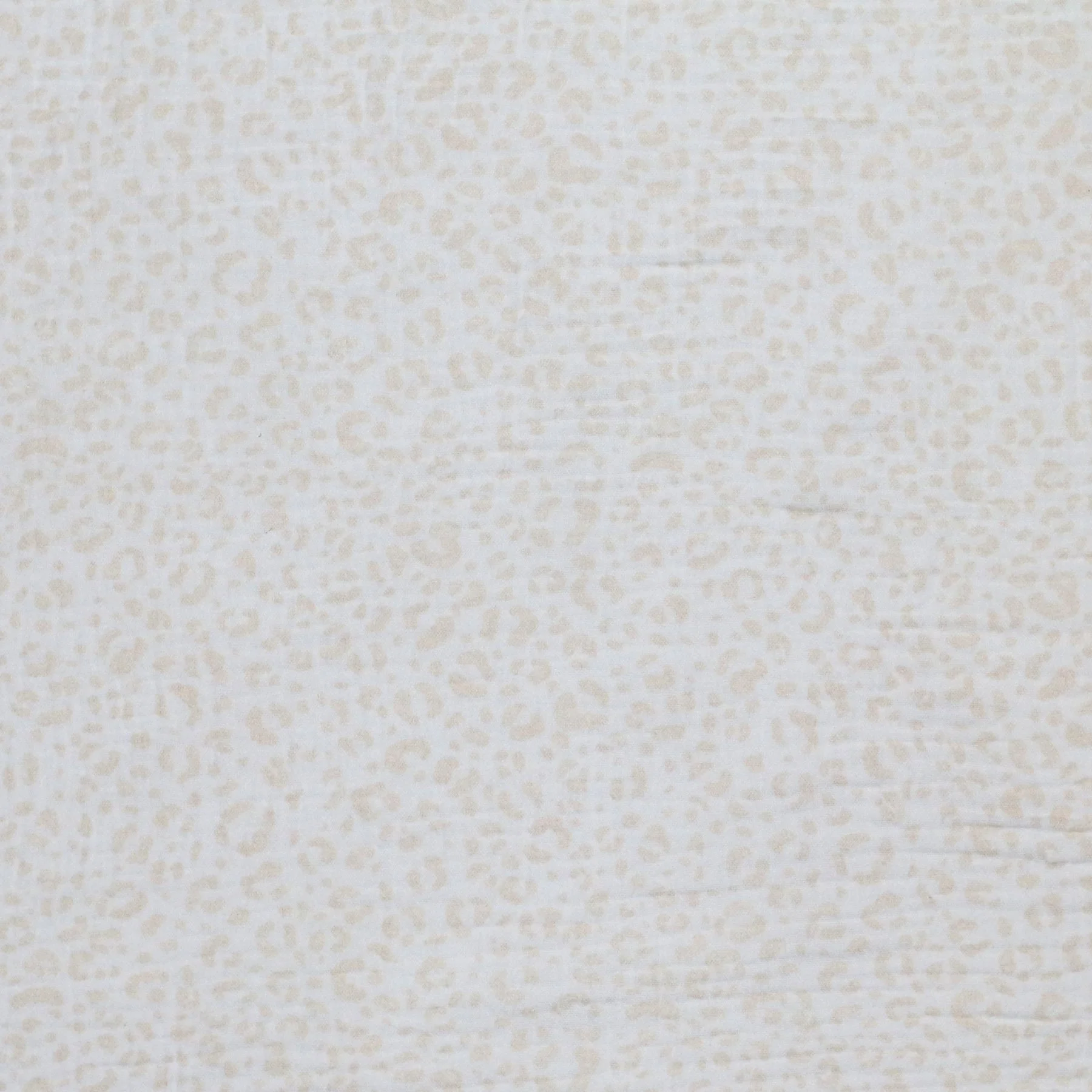 Hydrofiel Stof Digitale Print - Blush Luipaard Beige