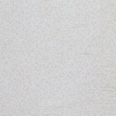 Baumwoll Musselin Stoff Digital - Blush Leopard Beige - (Kinder Stoffe)