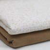 Baumwoll Musselin Stoff Digital - Blush Leopard Beige - (Kinder Stoffe)