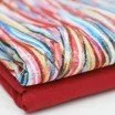 Fine Linen Fabric Digital Print - Aquarel Braid Red Blue Fine Linen Fabric Digital Print - Aquarel Braid Red Blue - (Deco Fabrics)