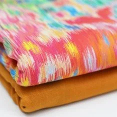 Tissu De Lin Fin Impression Numérique - Animal Coloré Flou Tissu De Lin Fin Impression Numérique - Animal Coloré Flou