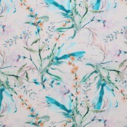 Fine Linen Fabric Digital Print - Field Flowers  Fine Linen Fabric Digital Print - Field Flowers