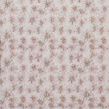 Jersey Katoen Digitale Print - Beige Waterlelie | Rijs Textiles Jersey Katoen Digitale Print - Beige Waterlelie - (Jersey Katoen Digitale Print)