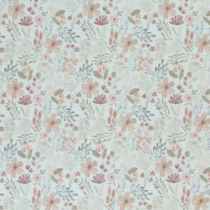 Jersey Katoen Digitale Print - Beige Bosplanten Jersey Katoen Digitale Print - Beige Bosplanten - (Jersey Katoen Digitale Print)