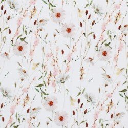 Jersey Cotton Fabric Digital Print - Spring Flower