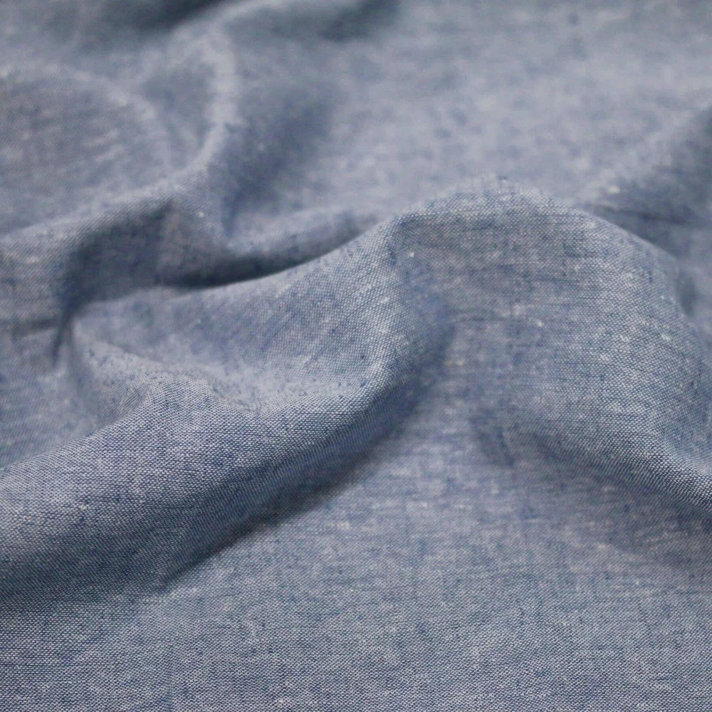 Leinen Chambray Stoff Jeans