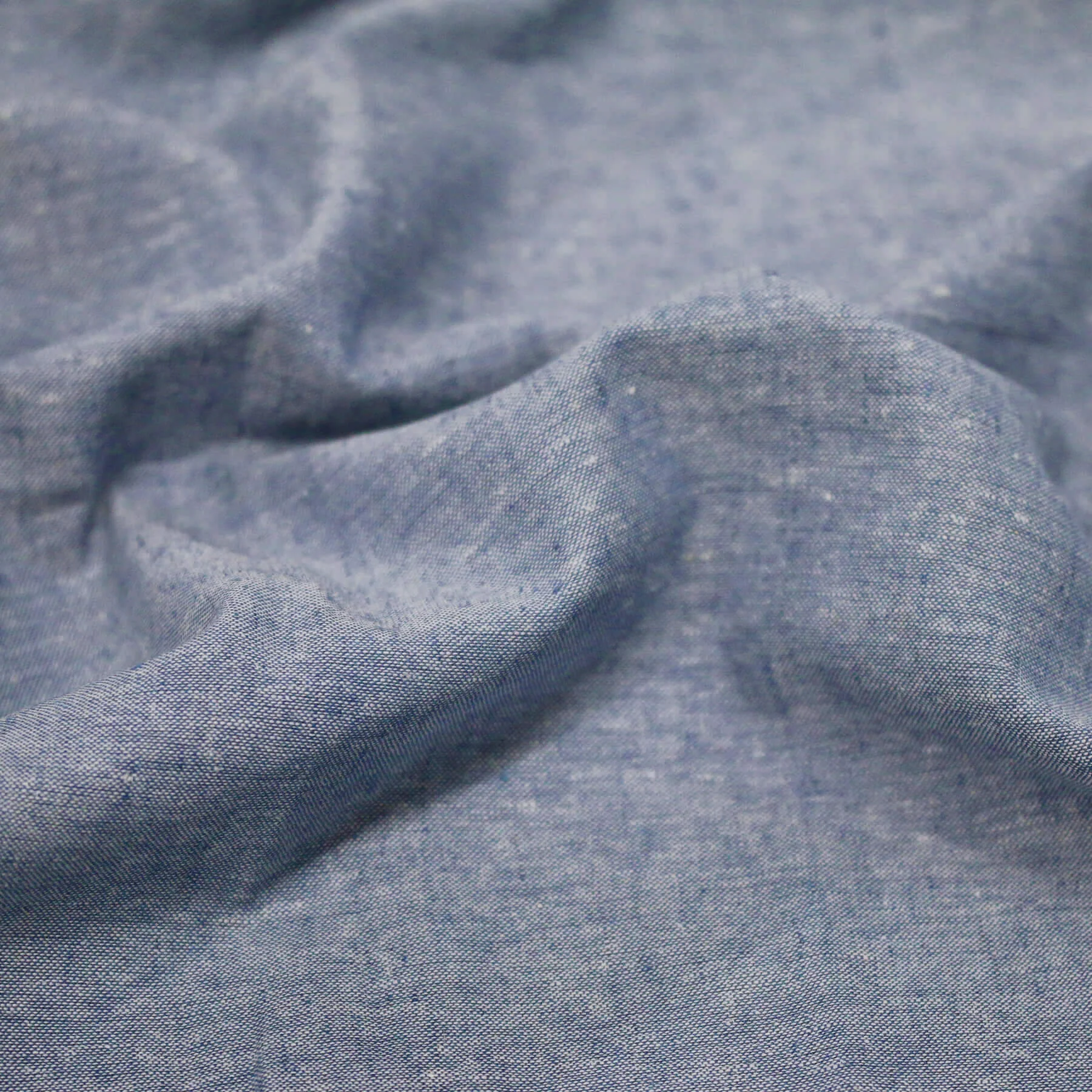 Linnen Chambray Stof Jeans