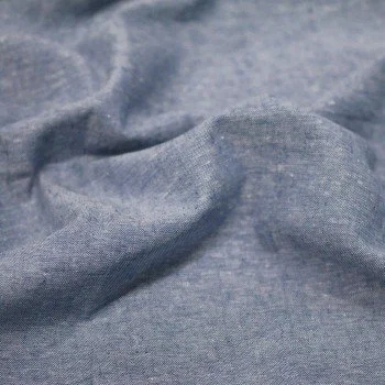 Linen Chambray Fabric Jeans