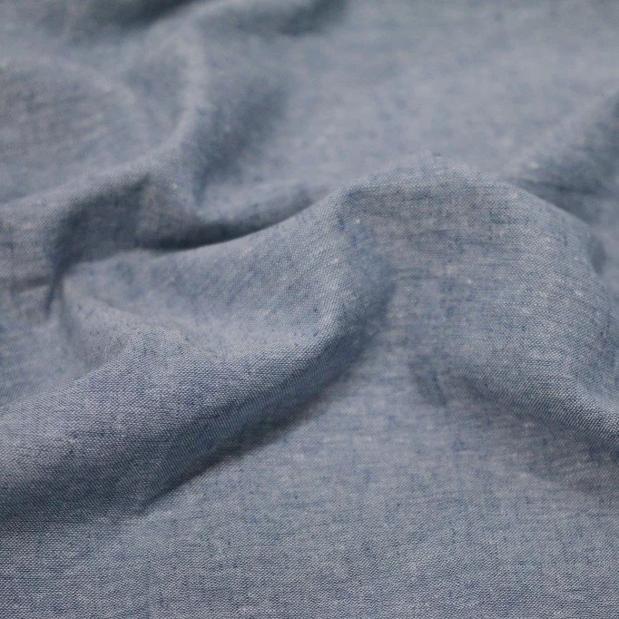 Linen Chambray Fabric Jeans - (Deco Fabrics)