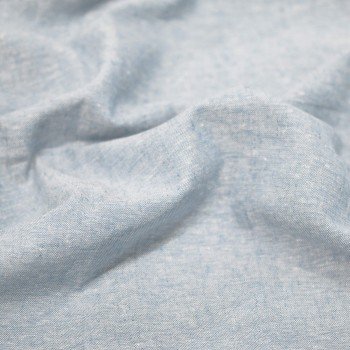 Linnen Chambray Stof Licht Blauw