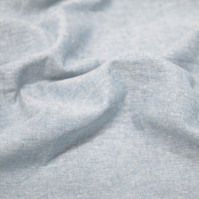 Linen Chambray Fabric Light Blue - (Deco Fabrics)