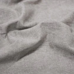 Linen Chambray Fabric Taupe