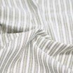 Tissu Lin Rayé Lira Beige Clair - (Tissus Deco)