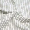 Hørstof Stribet Lira Lys Beige - (Dekorationsstoffer)