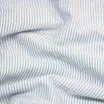 Linnen Strepen Stof 2MM Licht Blauw - (Decoratiestoffen)