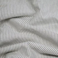 Hørstof Stribet 2MM Taupe Hørstof Stribet 2MM Taupe