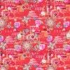 Cotton Poplin Children's Fabric - Pie Red