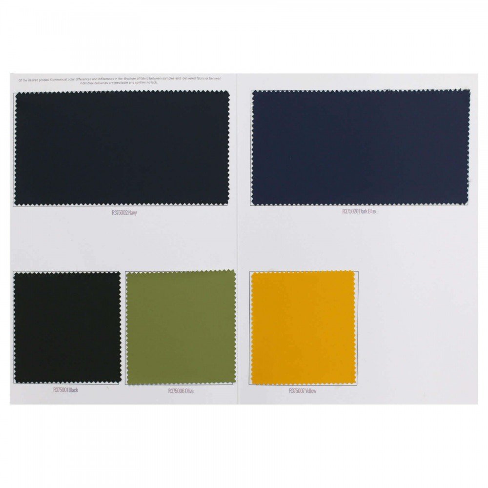 Raincoat Fabric Sample Card Raincoat Fabric Sample Card
